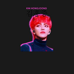 Свитшот хлопковый мужской Kim Hong Joong Ateez, цвет: черный — фото 2