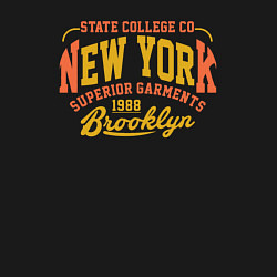 Свитшот хлопковый мужской New York Brooklyn, цвет: черный — фото 2