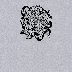 Свитшот хлопковый мужской Современная абстрактная природа, цвет: меланж — фото 2