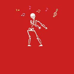 Свитшот хлопковый мужской Dancing death, цвет: красный — фото 2