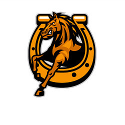 Свитшот хлопковый мужской Лошадь и подкова, цвет: белый — фото 2