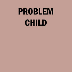 Свитшот хлопковый мужской Problem child, цвет: пыльно-розовый — фото 2