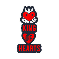 Свитшот хлопковый мужской Король сердец, цвет: белый — фото 2