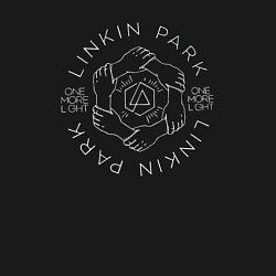 Свитшот хлопковый мужской Linkin Park band, цвет: черный — фото 2