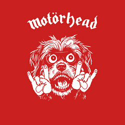 Свитшот хлопковый мужской Motorhead rock dog, цвет: красный — фото 2