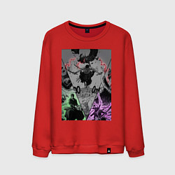 Свитшот хлопковый мужской Ван-Пис Зоро Ророноа пират, цвет: красный