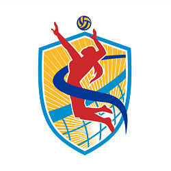 Свитшот хлопковый мужской Волейбольная подача, цвет: белый — фото 2