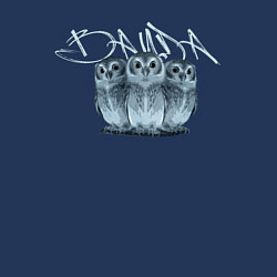 Свитшот хлопковый мужской Three owls, цвет: тёмно-синий — фото 2