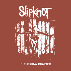 Свитшот хлопковый мужской Slipknot - skeleton girl, цвет: кирпичный — фото 2