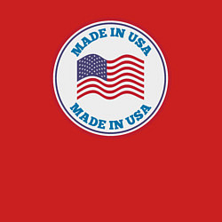 Свитшот хлопковый мужской Сделано в Америке, цвет: красный — фото 2