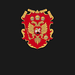 Свитшот хлопковый мужской Герб Москвы символика ретро, цвет: черный — фото 2