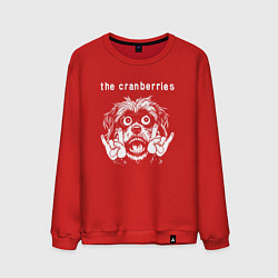 Свитшот хлопковый мужской The Cranberries rock dog, цвет: красный