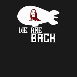 Свитшот хлопковый мужской Бумажный дом - мы вернулись, цвет: черный — фото 2