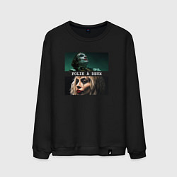 Свитшот хлопковый мужской Joker - Folie a Deux, цвет: черный