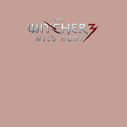 Свитшот хлопковый мужской The Witcher 3 logo, цвет: пыльно-розовый — фото 2