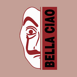 Свитшот хлопковый мужской Bella ciao - money heist, цвет: пыльно-розовый — фото 2