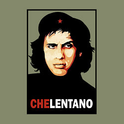 Свитшот хлопковый мужской Che guevara - Chelentano, цвет: авокадо — фото 2