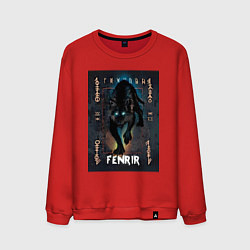 Мужской свитшот Fenrir black vinyl