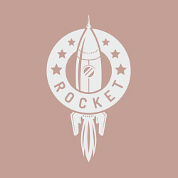 Свитшот хлопковый мужской Rocket, цвет: пыльно-розовый — фото 2