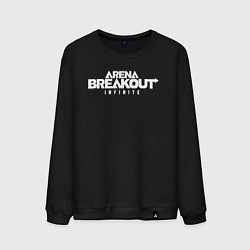 Свитшот хлопковый мужской Arena breakout infinite, цвет: черный