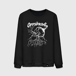 Свитшот хлопковый мужской The offspring - Supercharged, цвет: черный