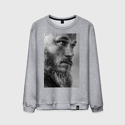 Свитшот хлопковый мужской Рагнар: воин севера, цвет: меланж