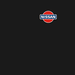 Свитшот хлопковый мужской Nissan logo auto steel, цвет: черный — фото 2