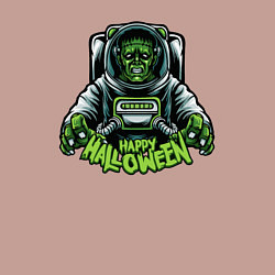 Свитшот хлопковый мужской Франкенштейн хэллоуин, цвет: пыльно-розовый — фото 2