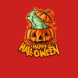 Свитшот хлопковый мужской Отличного Хэллоуина, цвет: красный — фото 2