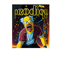 Свитшот хлопковый мужской Prodigy by Homer Simpson, цвет: белый — фото 2