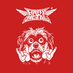 Свитшот хлопковый мужской Babymetal rock dog, цвет: красный — фото 2