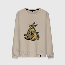 Свитшот хлопковый мужской Объятия семьи, цвет: миндальный