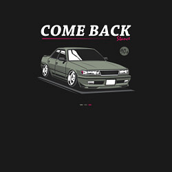 Свитшот хлопковый мужской Toyota chaser come back, цвет: черный — фото 2