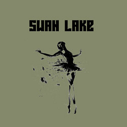 Свитшот хлопковый мужской Swan lake, цвет: авокадо — фото 2