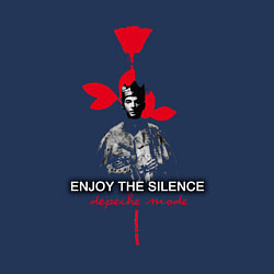 Свитшот хлопковый мужской Depeche Mode - Enjoy the silence dave, цвет: тёмно-синий — фото 2