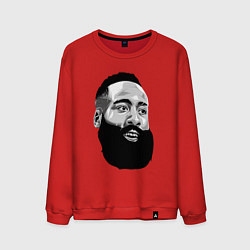 Свитшот хлопковый мужской James Harden, цвет: красный