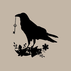 Свитшот хлопковый мужской Ключ от тайн, цвет: миндальный — фото 2