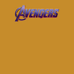 Свитшот хлопковый мужской Avengers endgame logo, цвет: горчичный — фото 2