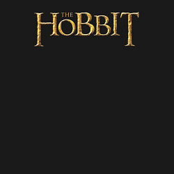 Свитшот хлопковый мужской The hobbit logo, цвет: черный — фото 2