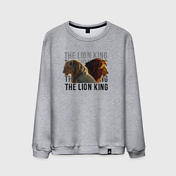 Свитшот хлопковый мужской The Lion King, цвет: меланж