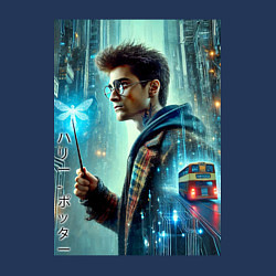 Свитшот хлопковый мужской Harry Potter - urban style, цвет: тёмно-синий — фото 2