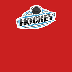 Свитшот хлопковый мужской Play hockey, цвет: красный — фото 2