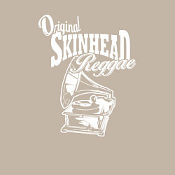 Свитшот хлопковый мужской Skinhead reggae, цвет: миндальный — фото 2