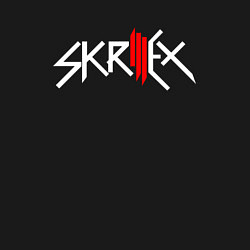 Свитшот хлопковый мужской Skrillex - logo, цвет: черный — фото 2