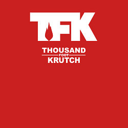 Свитшот хлопковый мужской Thousand Foot Krutch - logo, цвет: красный — фото 2
