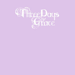 Свитшот хлопковый мужской Three Days Grace - logo, цвет: лаванда — фото 2