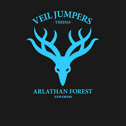 Свитшот хлопковый мужской Veil Jumpers - Dragon Age, цвет: черный — фото 2