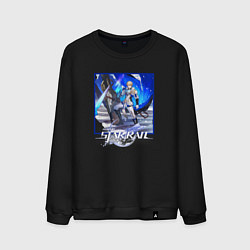 Свитшот хлопковый мужской Гепард, цвет: черный