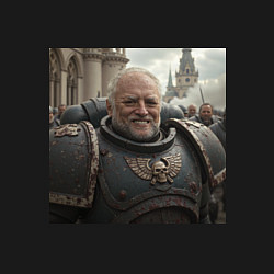 Свитшот хлопковый мужской Гарольд скрывающий Warhammer, цвет: черный — фото 2