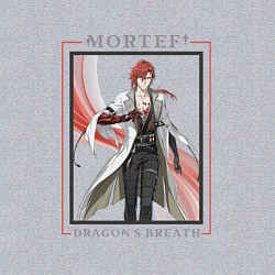 Свитшот хлопковый мужской Mortefi Dragons Breath, цвет: меланж — фото 2